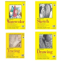 스트라스모어 드로잉북 스케치북 트레싱지 수채화 스케치북 / 옵션선택, Watercolor 스프링 28x38 12매