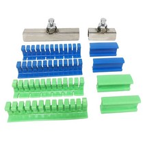 10Pcs 접착제 접착제 탭 도구 키트 자동차 Paintless 덴트 수리 도구 자동 덴트 수리 도구 긴 덴트 수리 도구, 한개옵션0