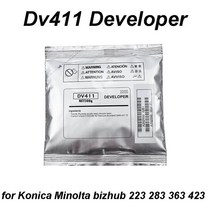 코니카 Minolta Bizhub 223 283 363 423 7828 호환 Dv411 개발자 A202500 블랙 300 g/bag