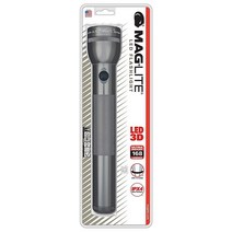 맥라이트 Maglite ST3D016 ML51080 3D 셀 LED 손전등 블랙 3, Silver_2-Cell