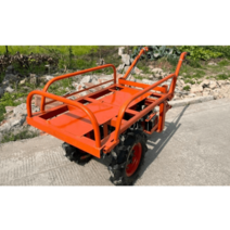 전동 구르마 손수레 엔진 운반차 과수원 농장 농업용, 신형디젤 168F 핸드풀 모델 빅 유니버설 휠, 1개