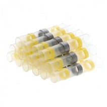 Electpick 50/30/10/5pcs 열 수축 솔더 씰 와이어 커넥터 방수 슬리브 전기 절연 버트 스플 라이스, 06 Yellow _ 04 5pcs