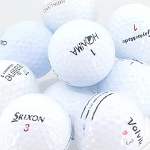 나이키 화이트 A- 등급 10알 로스트골프공 golfball, 단품, 10개