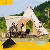 티피텐트 화목 난로 티피 감성 원터치 인디언, 브리즈 피라미드 텐트