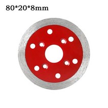 슬라이딩 각도 절단기 고속 1 Pc Diamond Circular Saw Blade 80mm 20mm Bore Continuous Segmented Rim Cu, 02 B