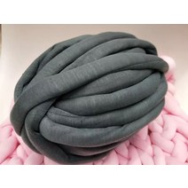 1Roll500g Chunky Blanket Yarn DIY Roving Cotton Soft Knitting Supplies, 02 dark grey