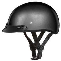 Daytona Helmets 하프 스컬 캡 오토바이 헬멧 DOT 승인 블랙 체리 L USA 미국, Hi-Gloss Black