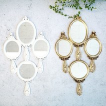 로렌 왕실 벽거울 2color, 골드