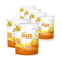 피죤 섬유유연제 리필 2300ml 옐로미모사 x 6개, 상세페이지 참조