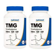 뉴트리코스트 TMG 트리메틸글리신 750mg 캡슐 글루텐 프리, 120개입, 2개, 120정