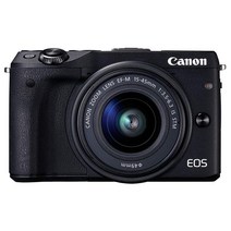 캐논 EOS M3 15-45 KIT 미러리스카메라, EOS M3(블랙)