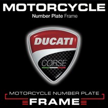 2020 두카티 바이크 번호판가드 MFMC02-2020 DUCATI 3LINE DESIGN MOTORCYCLE Number Plate Frame, D05
