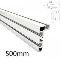 프로파일부품 알루미늄 프로파일 울타리 마이터 스토퍼 트랙 및 슬라이딩 브래킷 미터 게이지 펜스 커넥터, [10] 500mm fence