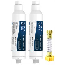 아쿠아 크레스트 RV 인라인 정수필터 AQUA CREST RV Inline Water Filter