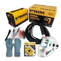 코리아나 인버터 아크용접기 KH200 풀세트 어스홀더선 포함