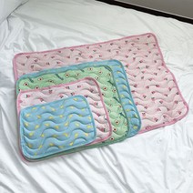 유앤펫 강아지 고양이 바디 소프트 쿨링 방석, 복숭아