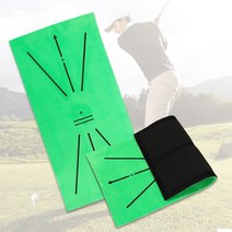 골프 스윙 궤적 연습 매트 실내 어프로치 자세 궤도 디봇자국 슬라이스 방지