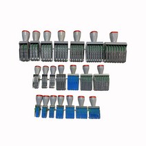 압인기 높이 4mm 7mm 및 12mm muti digits 롤링 고무 도장 번호 롤러 씰, 20 8 digits 7mm