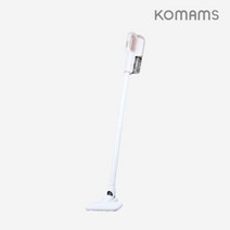 보만코리아 코맘스 2in1 무선 핸디형 스틱 진공 청소기 WC0736P, 핑크