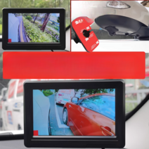 측면사각지대카메라 사이드 미러 어라운드뷰 카메라, 7인치 데스크탑 및 울트라 클리어 좌 및 우