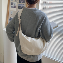 밀스펙 유니섹스 나일론 호보백 크로스 숄더 메신저 남자 여자 남성 여성 옆으로매는가방