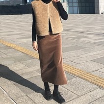 뽀글이 양털 베스트 털조끼 겨울 조끼