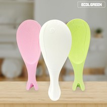 친환경 밥주걱 위생 고래주걱 세우는주걱 파스텔 핑크