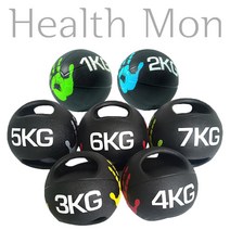 헬스몬 메디신볼 메디슨볼 슬램 웨이트 중량 헬스 1KG-7KG, 2KG(핸들X)