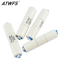 ATWFS-50/75GPD 유량 제한 장치 300CC 1/4 RO 역삼투압용 연결 2 개 팩