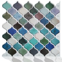 붙이는 벽지 셀프 웨인스코팅 템바보드 풀바른모자이크 붙이는 비닐 벽지 3D 껍질과 스틱 부엌 Backsplash, 07 MSLB-506