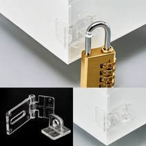 다목적 미니 투명 걸고리 잠금쇠 아크릴경첩