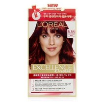 로레알파리로레알 뉴엑셀랑스 크림 염색약 6.66 (적빛)