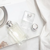 향수용기 - 사각 100ml 클림프 실버캡 ( 조x론타입 ) 퍼퓸공병, O