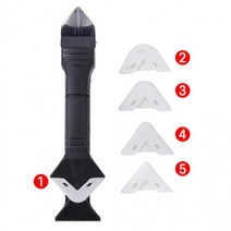 5 in 1 실리콘 작업 제거기 도구 스크래퍼 스크레퍼, 1개