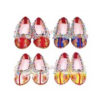 레이스 동녀꽃신 (4색) 법당 동자동녀신발 불교용품 무속용품, 백색