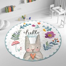 아이방 캐릭터 원형러그 거실 침실 식탁 아기방 놀이방꾸미기 원룸 먼지안나는 부드러운 카페트 대형 특대형 사계절 여름 겨울 감성인테리어 동물캐릭터 신혼 안전인증 물세탁 선택24