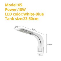 Led 수족관 물고기 탱크 빛 클립 온 5 w/10 w/15 w led 식물 성장 조명 수생 담 수 램프 방수 220 v eu 플매트 카펫 러그