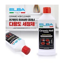 [E0하우스] 저자극 이태리 엘바 인덕션 크리너/ 전기레인지 하이라이트 상판청소 전용세제 250ml