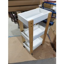 네일 아트 테이블 작업대 원목 책상 인테리어 작업대 네일숍 서랍있는 가구 트롤리, 1개, C.이동식 트롤리
