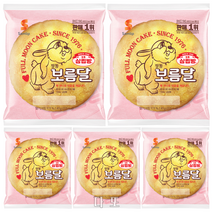 정통보름달 5봉 봉지빵 간식빵 삼립빵, 정통보름달 5봉 삼립빵 봉지빵