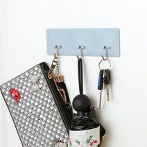 카라반 모터홈 다용도 3구 흡착 걸이 후크 거치대, 1흡착걸이3구-핑크