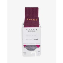 FALKE ERGONOMIC SPORT SYSTEM TK2 logo embroidered stretch woven socks RADIANT ORCHID EUR 41 42 팔케 에고