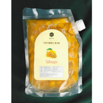 딸기라떼 비타민C 과일에이드 리얼 과일 다이어트음료 패션후르츠청 망고청 패션후르츠에이드 과일에이드, 1kg, 1개