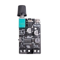 앰프 파워 앰프 보드 음악 AUX 스피커 DC 5V 듀얼 채널 오디오 볼륨 조절 포함, 02 Amplifier Board