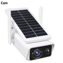 태양광cctv 카메라 야외 태양 전지 패널 무선 보안 카메라 배터리 구동 모션 감시, 캠