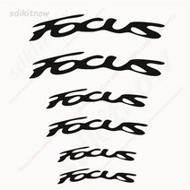 자동차캘리퍼 자동차 브레이크 스티커 캘리퍼스 비닐 데칼 스타일링 방수 장식 액세서리 포드 포커스 2 3, 01 Black