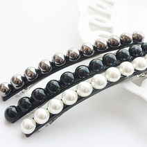 레인걸 기본진주 3P 자동핀 머리핀 헤어핀 (10cm)