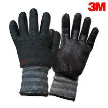 3M 슈퍼그립 핫 혹한기 겨울용 코팅 장갑 냉동 창고 차 야외 작업용 방한, 1개 L