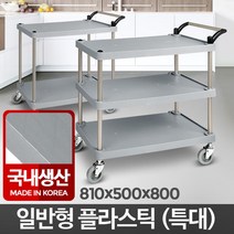 [디어제스트]_플라스틱써빙카트 식당서빙 써빙카 웨건 주방운반 3단 다용도핸드 이동식★★★★★, ▦▦▦선택→2단 대