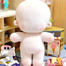무속성 솜인형 DIY 봉제 인형 만들기, 15cm, 자수가 없는 통통형